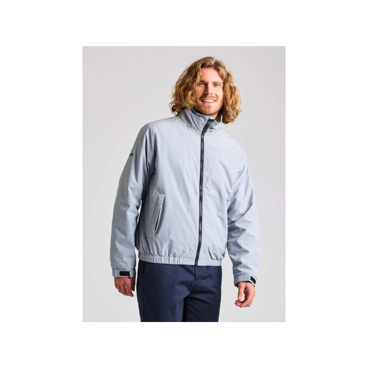 SLAM Sailing Warm Jacket kurtka żeglarska męska - Kolor srebrny