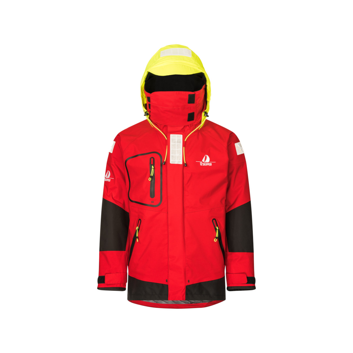 DEAL: 12skipper Magellan Offshore zestaw Unisex - Kurtka czerwona XXL,  spodnie czarne XL