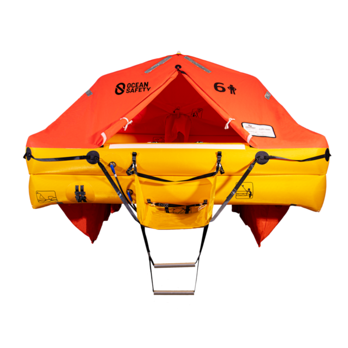 Tratwa ratunkowa Ocean Safety dla 8 osób, wliczając torbę