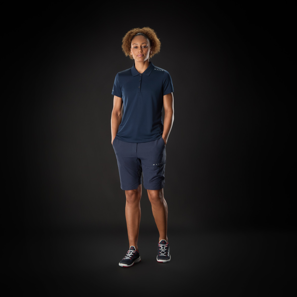Musto Evolution Perfomance Stretch spodenki żeglarskie damskie granatowe, rozmiar 10