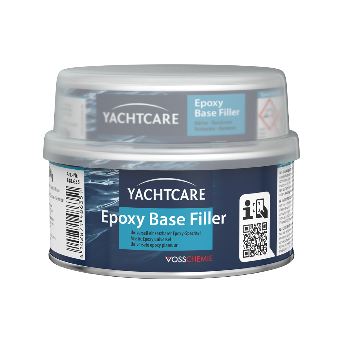 Yachtcare Szpachlówka epoksydowa 2K jasnoszara - 2000g