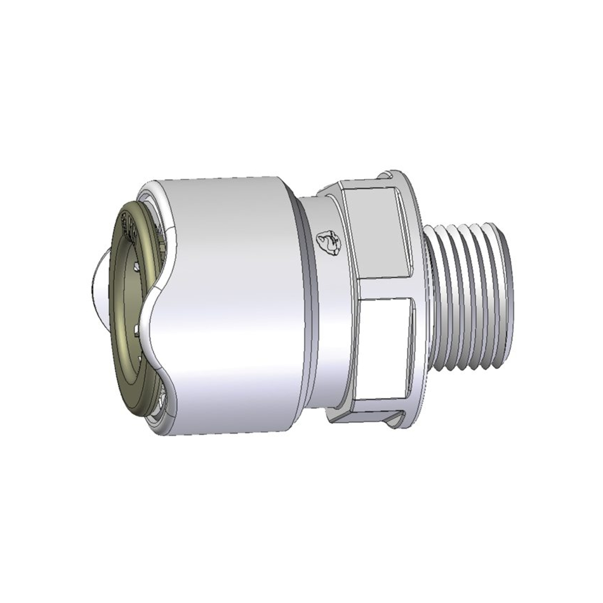 Whale Adapter 3/8 BSP męski (2 szt.)