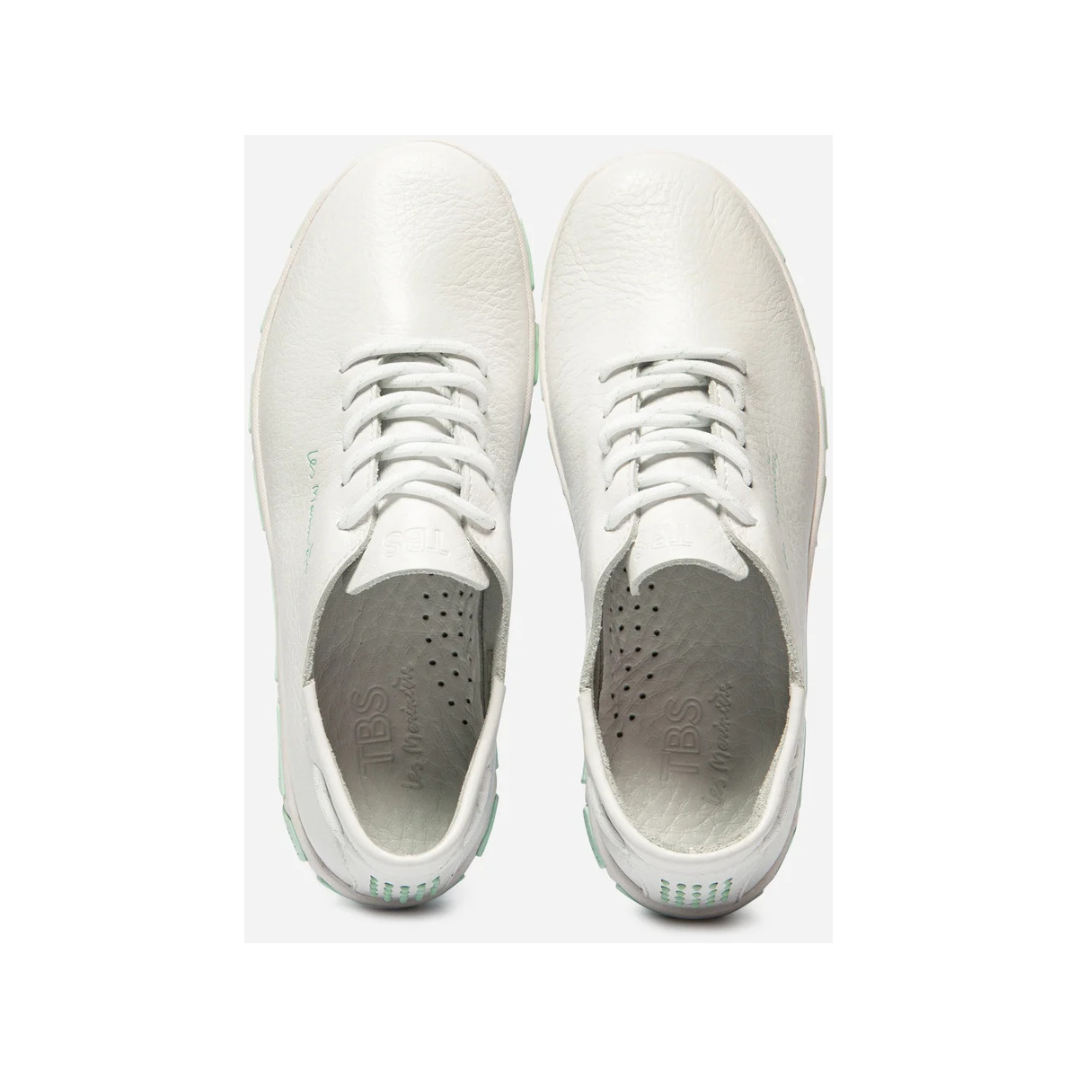 TBS Jazaru Buty żeglarskie damskie biało-miętowe, rozmiar 40