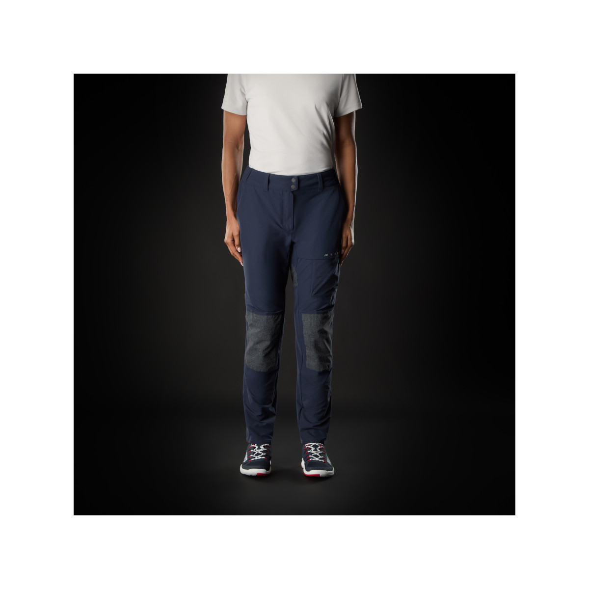 Musto Evolution Perfomance Stretch spodnie żeglarskie damskie granatowe, rozmiar 12