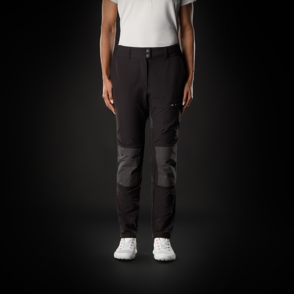 Musto Evolution Perfomance Stretch spodnie żeglarskie damskie czarne, rozmiar 12