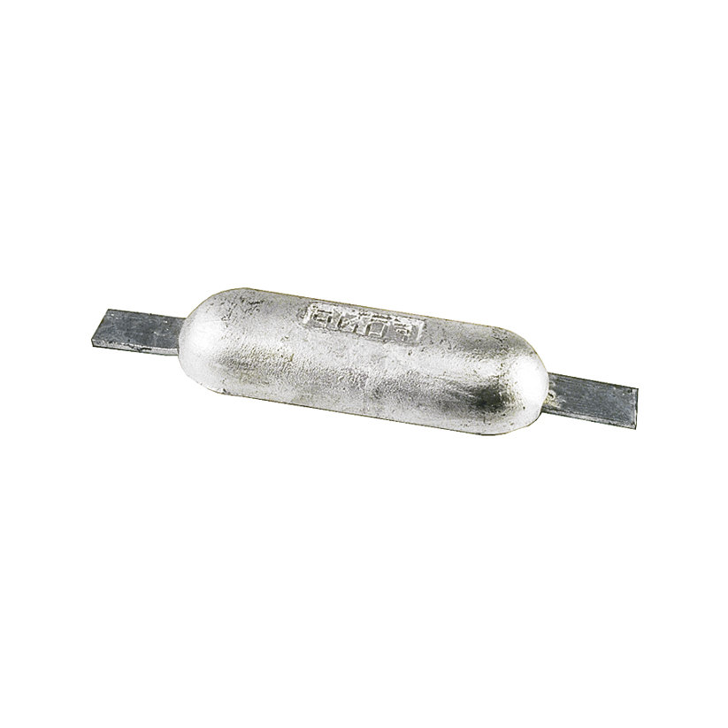 Anoda aluminiowa - waga 1,0 kg, długość 200 mm