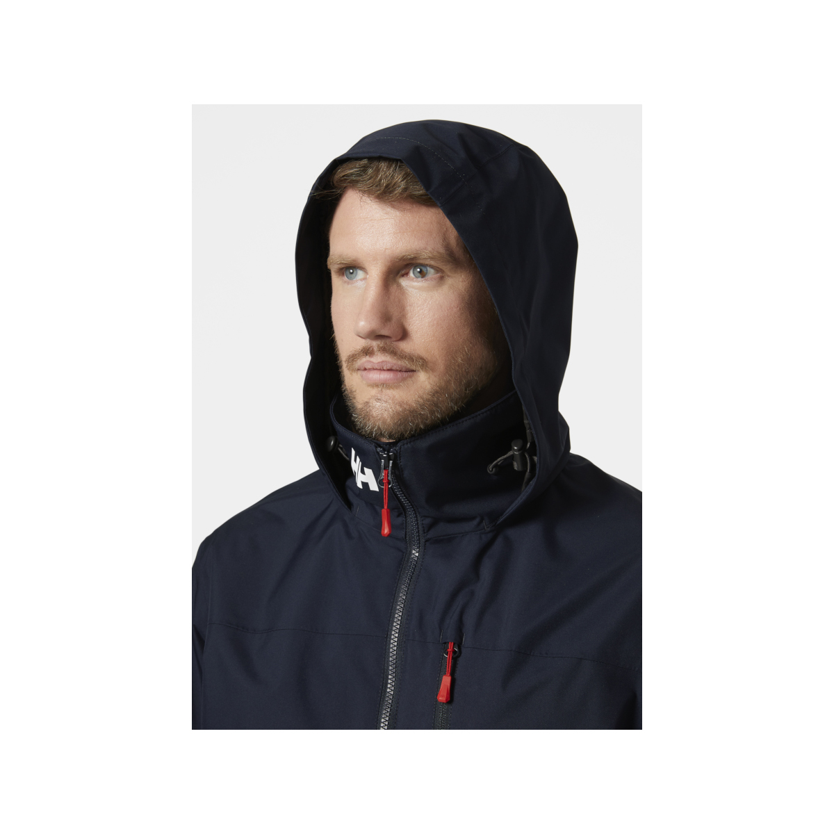 Helly Hansen Crew Hooded 2.0 Kurtka żeglarska męska kolor granatowy, rozmiar S