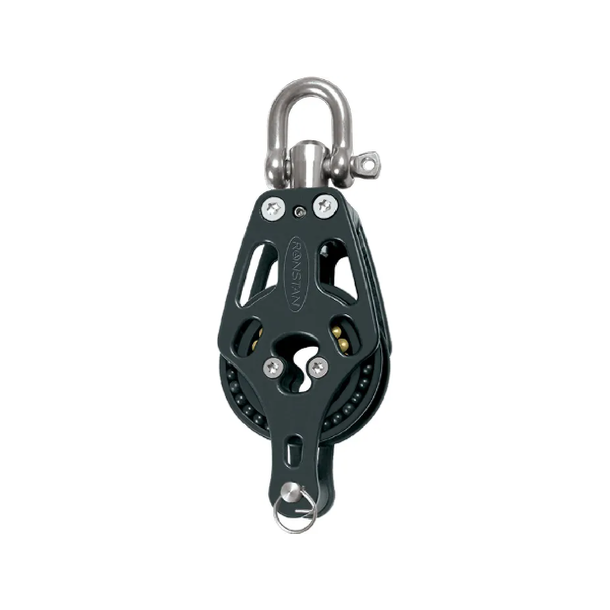 Ronstan S60 Orbit Block, pojedynczy, ucho zaczepowe