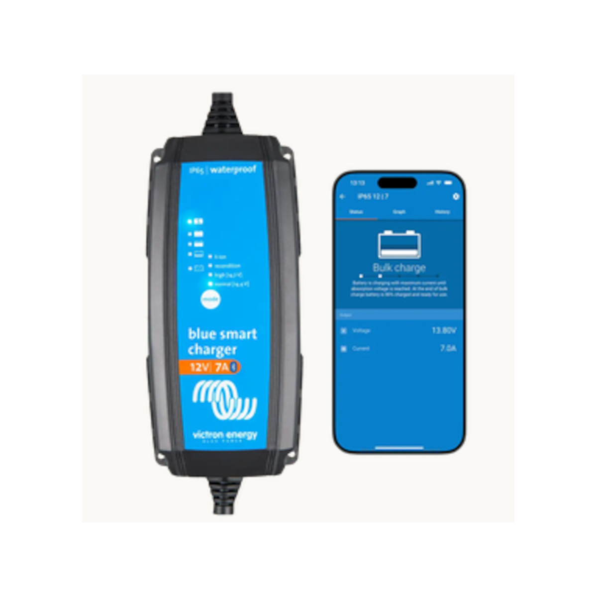 Victron Blue Smart IP65 Charger 12/10( 230V CEE 1