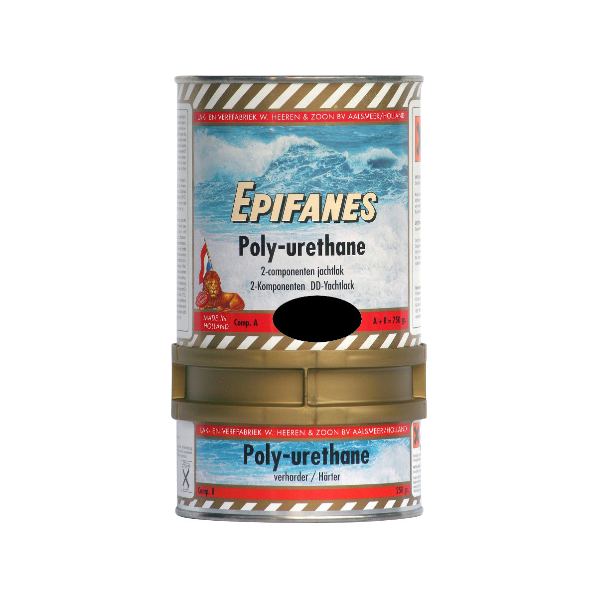 Epifanes Poly-Urethane DD farba do łodzi - czarny 801, 750g