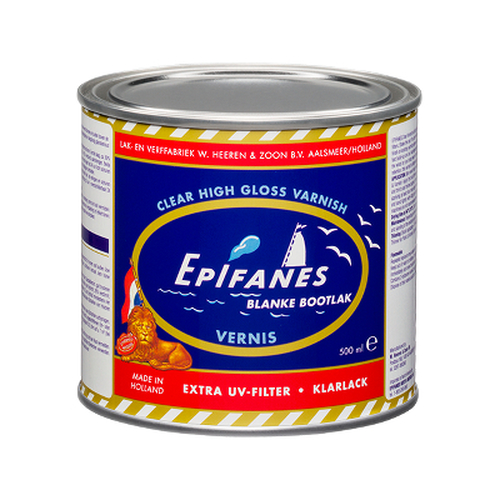 Bezbarwny lakier do łodzi Epifanes 1K z filtrem UV - 500ml