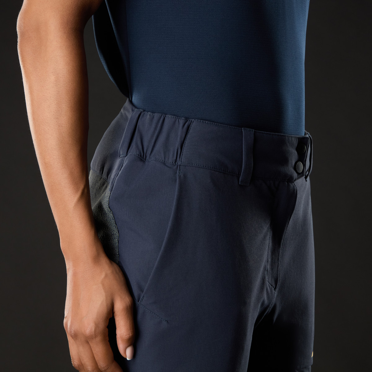 Musto Evolution Perfomance Stretch spodenki żeglarskie damskie granatowe, rozmiar 10