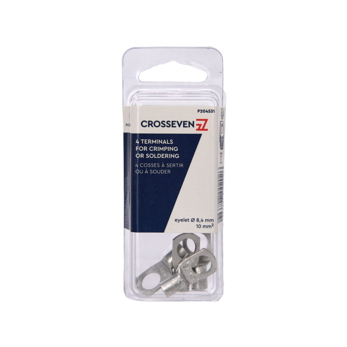 Crosseven Miedziane rurkowe końcówki kablowe  - średnica 8,4mm