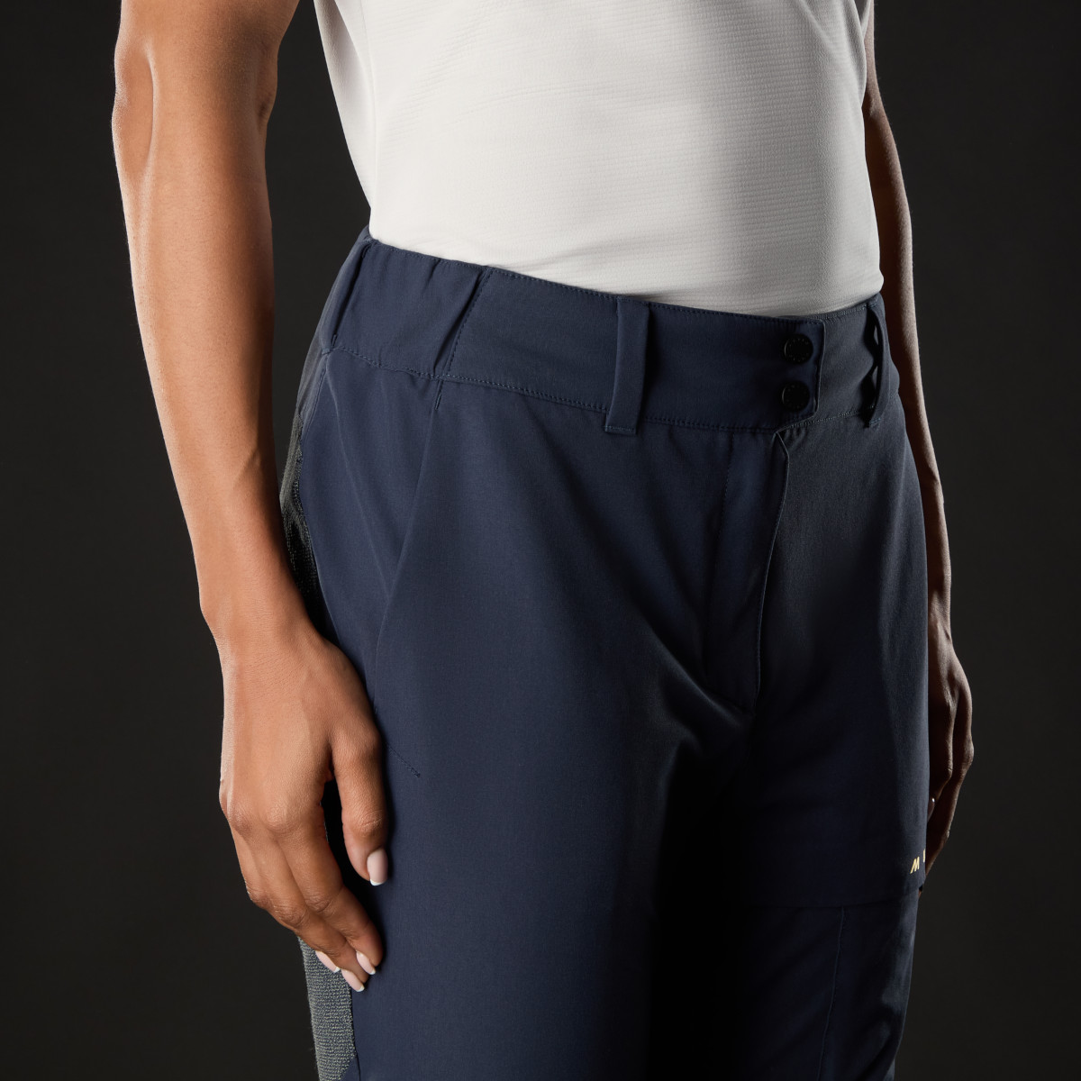 Musto Evolution Perfomance Stretch spodnie żeglarskie damskie granatowe, rozmiar 12