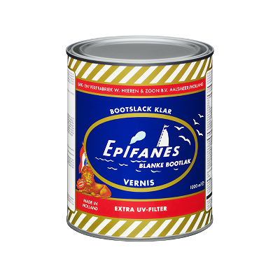 Bezbarwny lakier do łodzi Epifanes 1K z filtrem UV - 1000ml