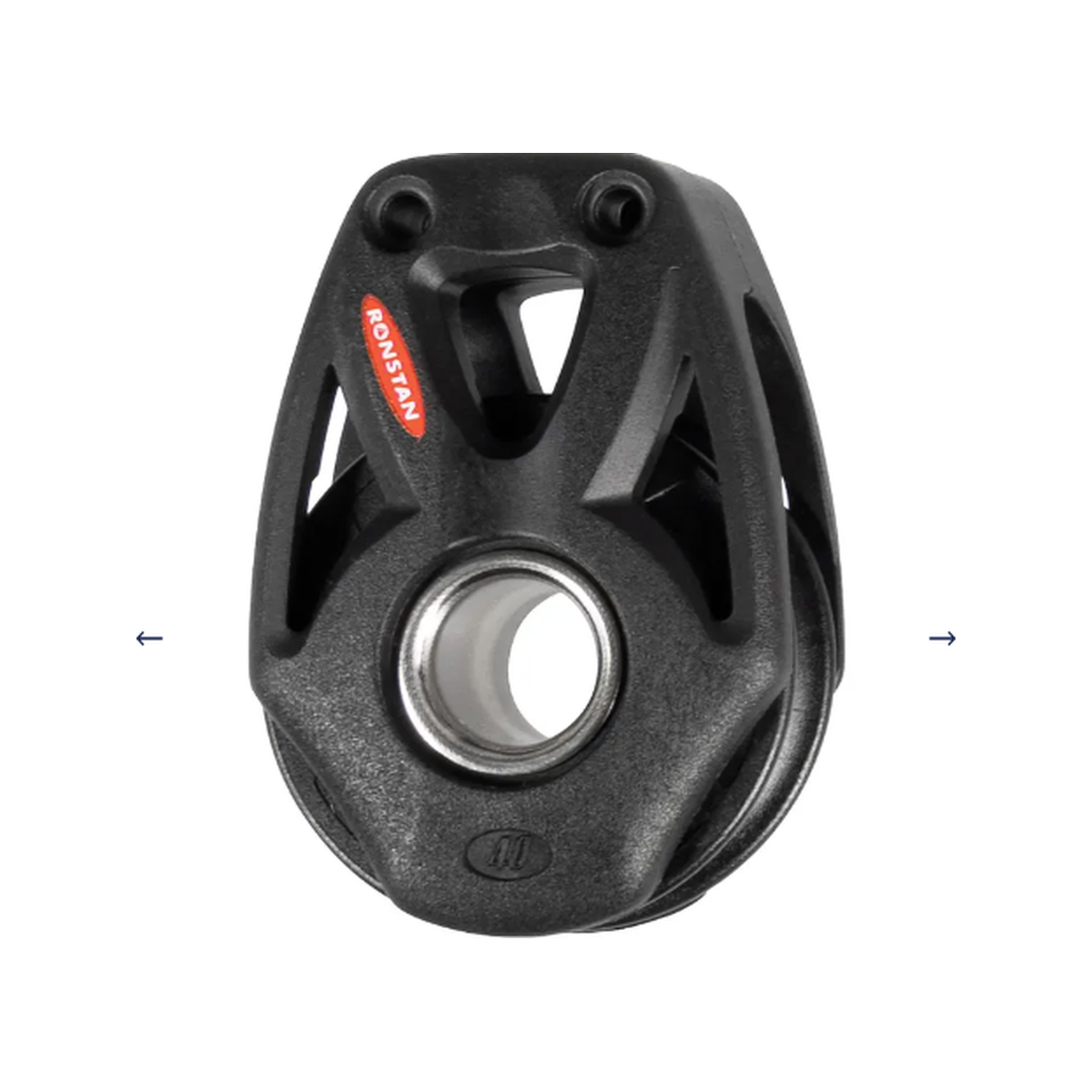 Ronstan S40 BB Orbit Block pojedynczy z opcją pałąka, mocowanie liną