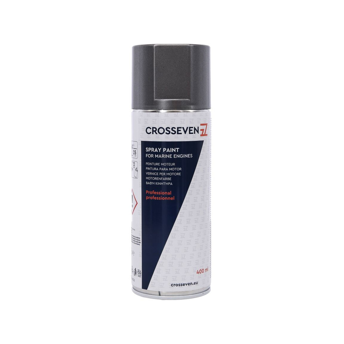 Crosseven Mariner jasnoszary metaliczny spray, 400 ml