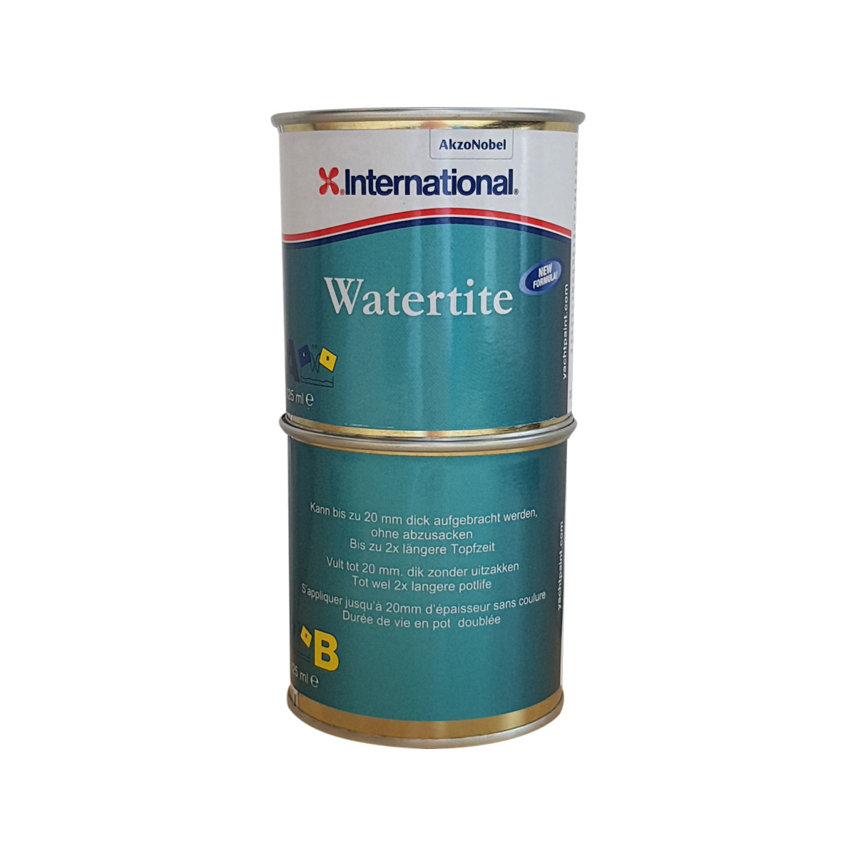 International Szpachla Watertite szary - 250ml