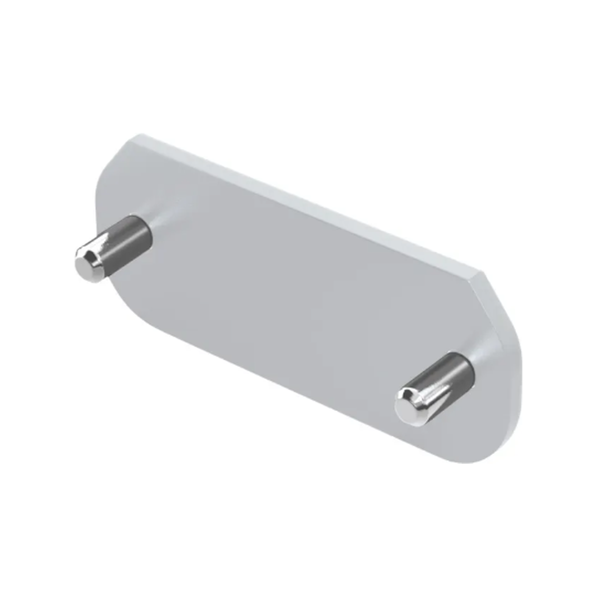 Ronstan S30 End Stop, aluminium, anodowany srebrny, 65mm x 76mm