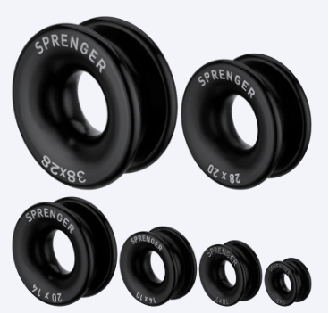 Sprenger okrągła kausza do liny Ø 28 mm - aluminium