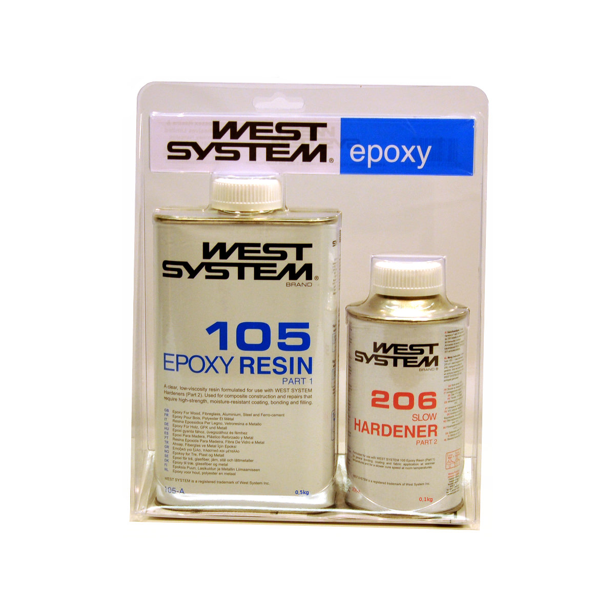 West system Junior-Pack Epoxid 105-206J - 600g