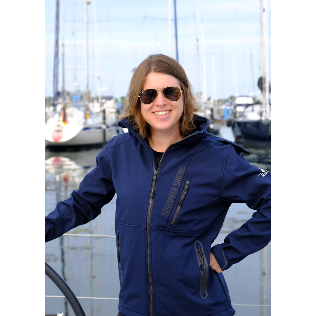 12skipper Amundsen kurtka softshell unisex granatowa, rozmiar M