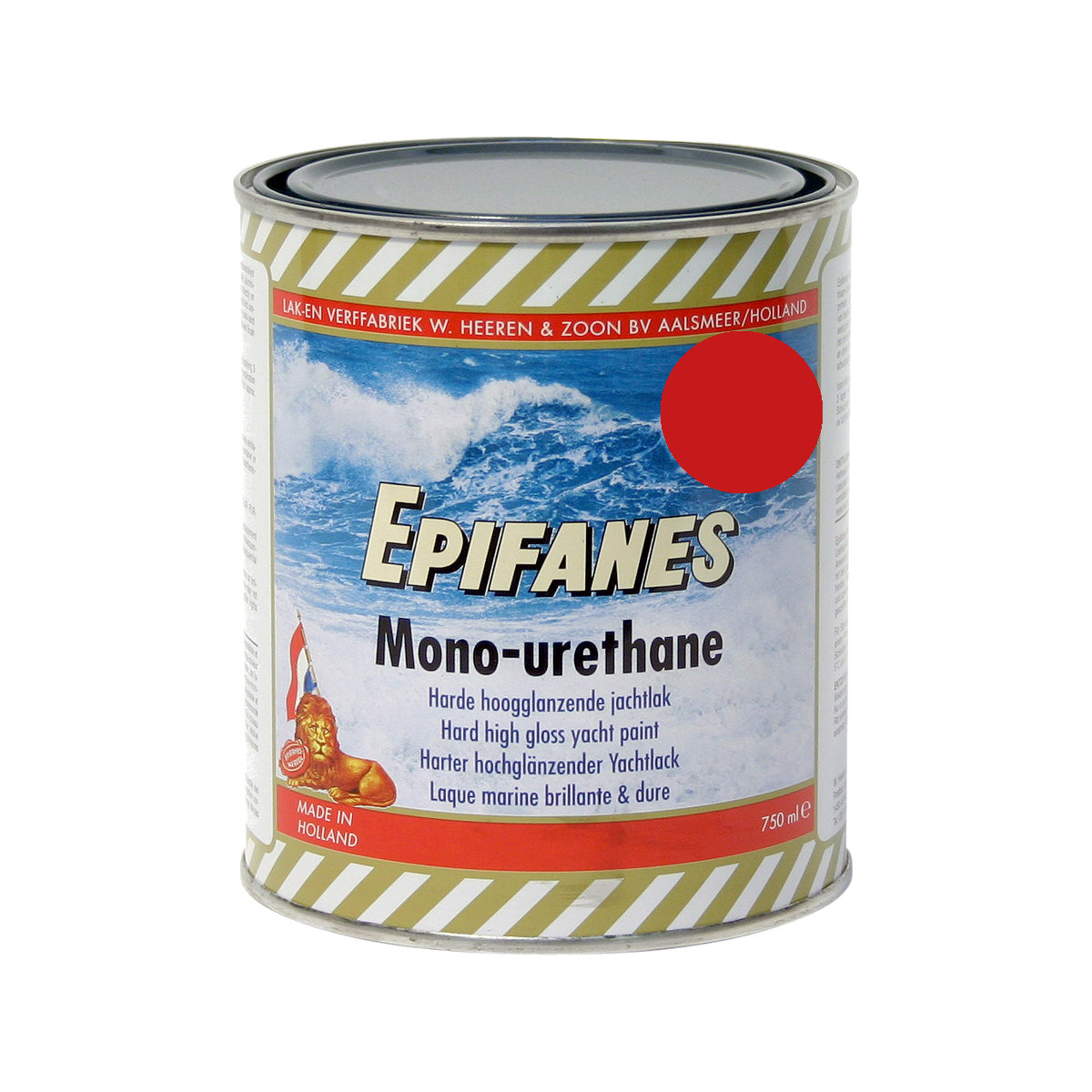 Epifanes Mono-Uretanowa farba do łodzi - czerwona 3116, 750ml