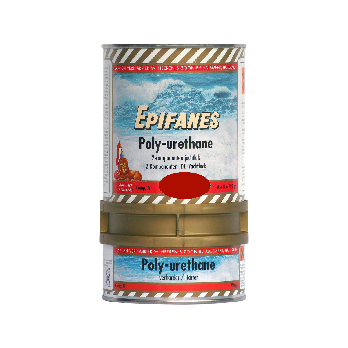 Epifanes Poliuretanowa farba do łodzi DD - czerwona 845, 750g