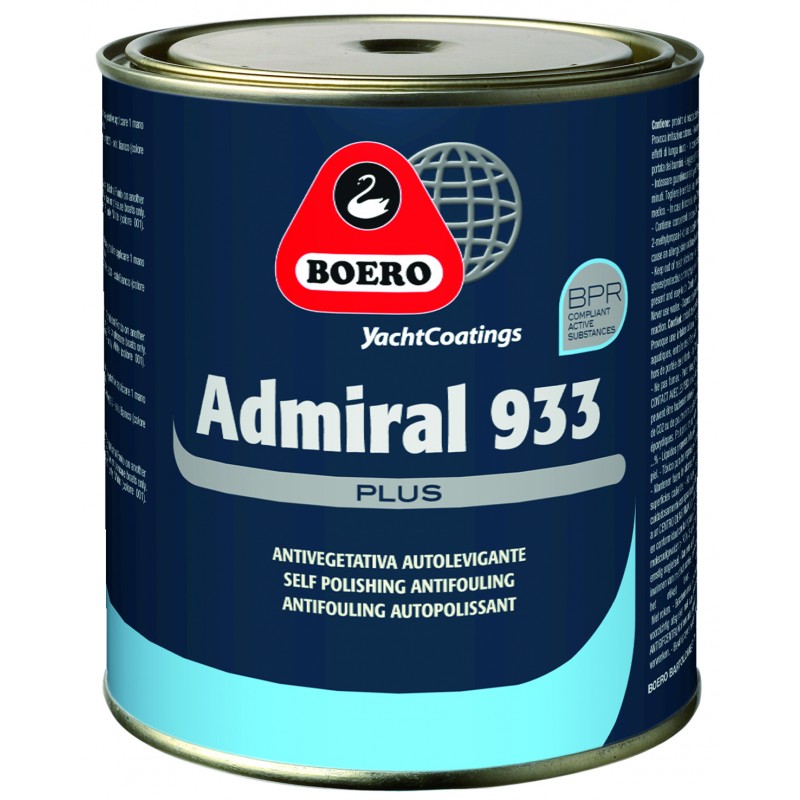 Boero Antifouling Admiral 933 plus niebieski CLAIR 111 2.5L