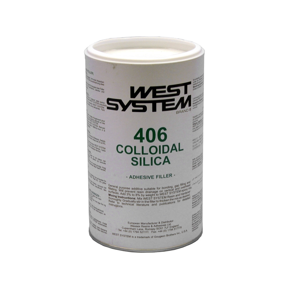 West system Koloidalna krzemionka mączka kwarcowa epoksydowy wypełniacz 406 - 60g
