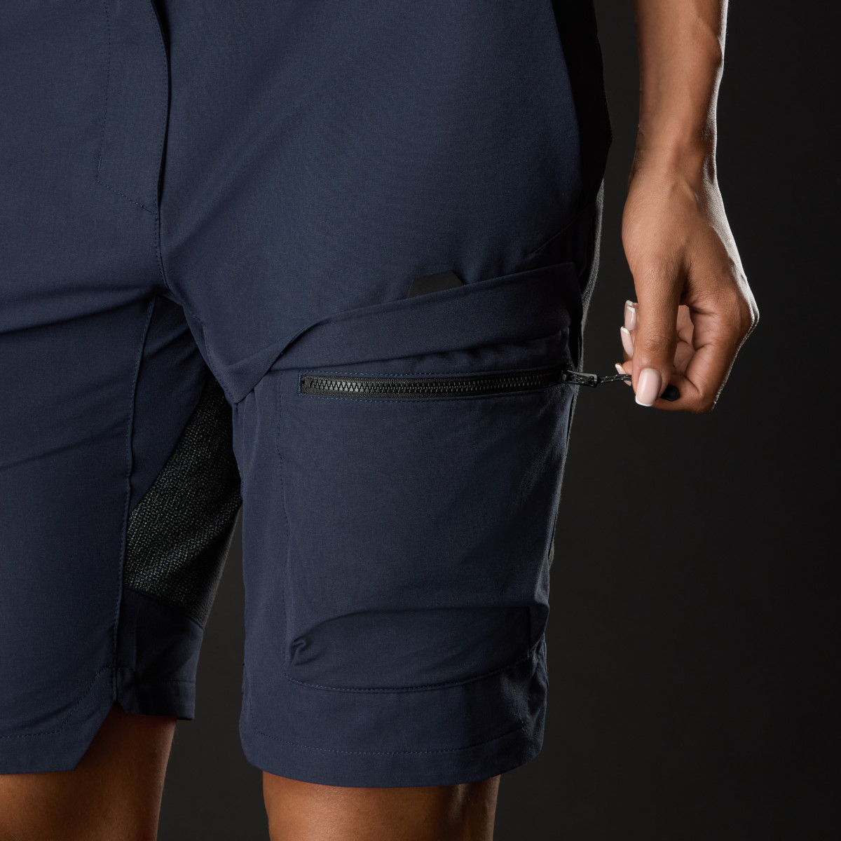 Musto Evolution Perfomance Stretch spodenki żeglarskie damskie granatowe, rozmiar 10