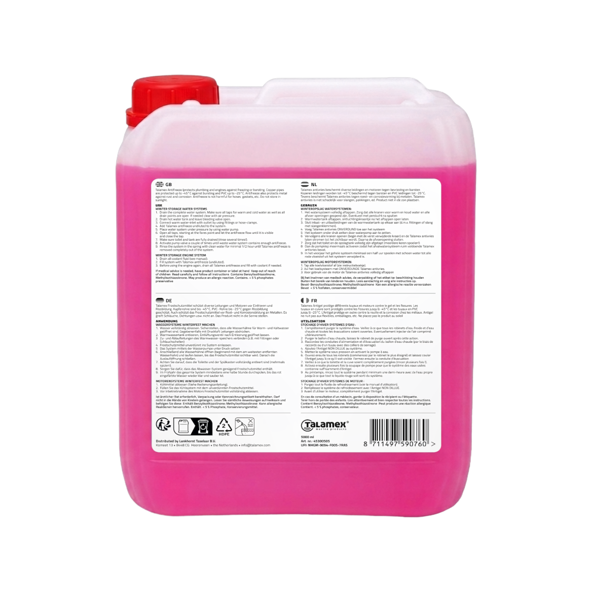 DEAL: Zestaw 2 płynów niezamarzających Talamex do łodzi - 2 x 5L