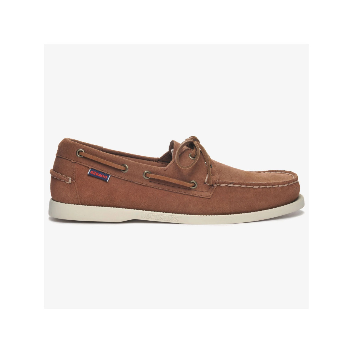 Sebago Docksides Portland buty żeglarskie męskie - Kolor ciemnobrązowy