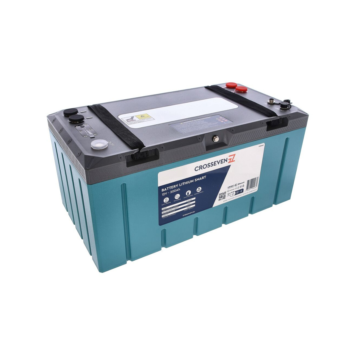 Crosseven Bateria litowa - Wydajność 300 Ah