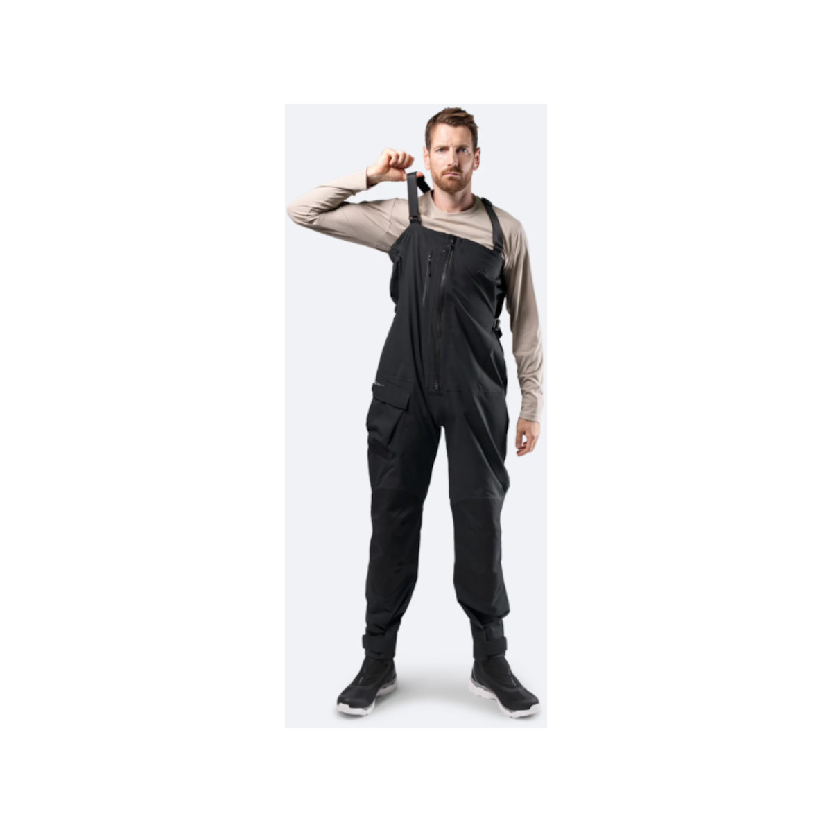 Zhik INS400 ogrodniczki unisex czarne rozmiar M