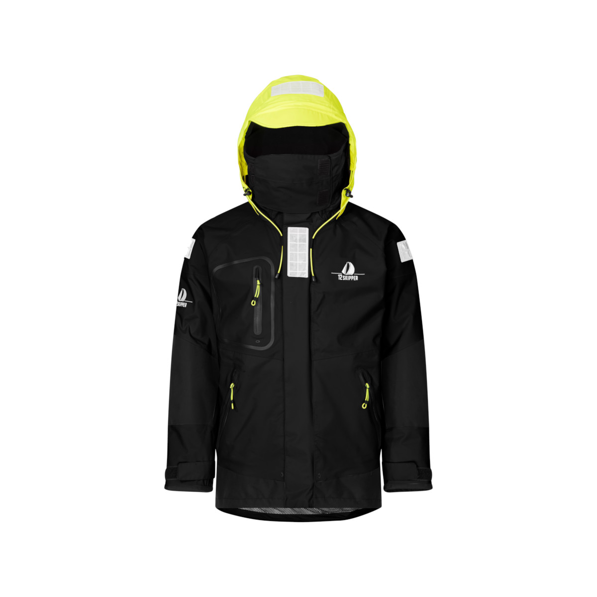 12skipper Magellan Offshore kurtka żeglarska unisex czarna, rozmiar L
