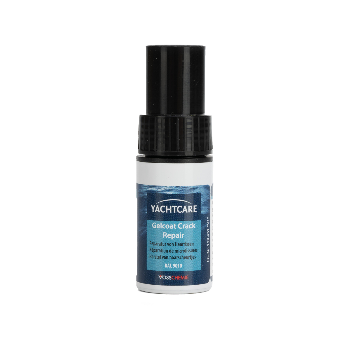 Yachtcare Naprawa pęknięć żelkotu markerem lakierniczym czysta biel RAL 9010, 9ml