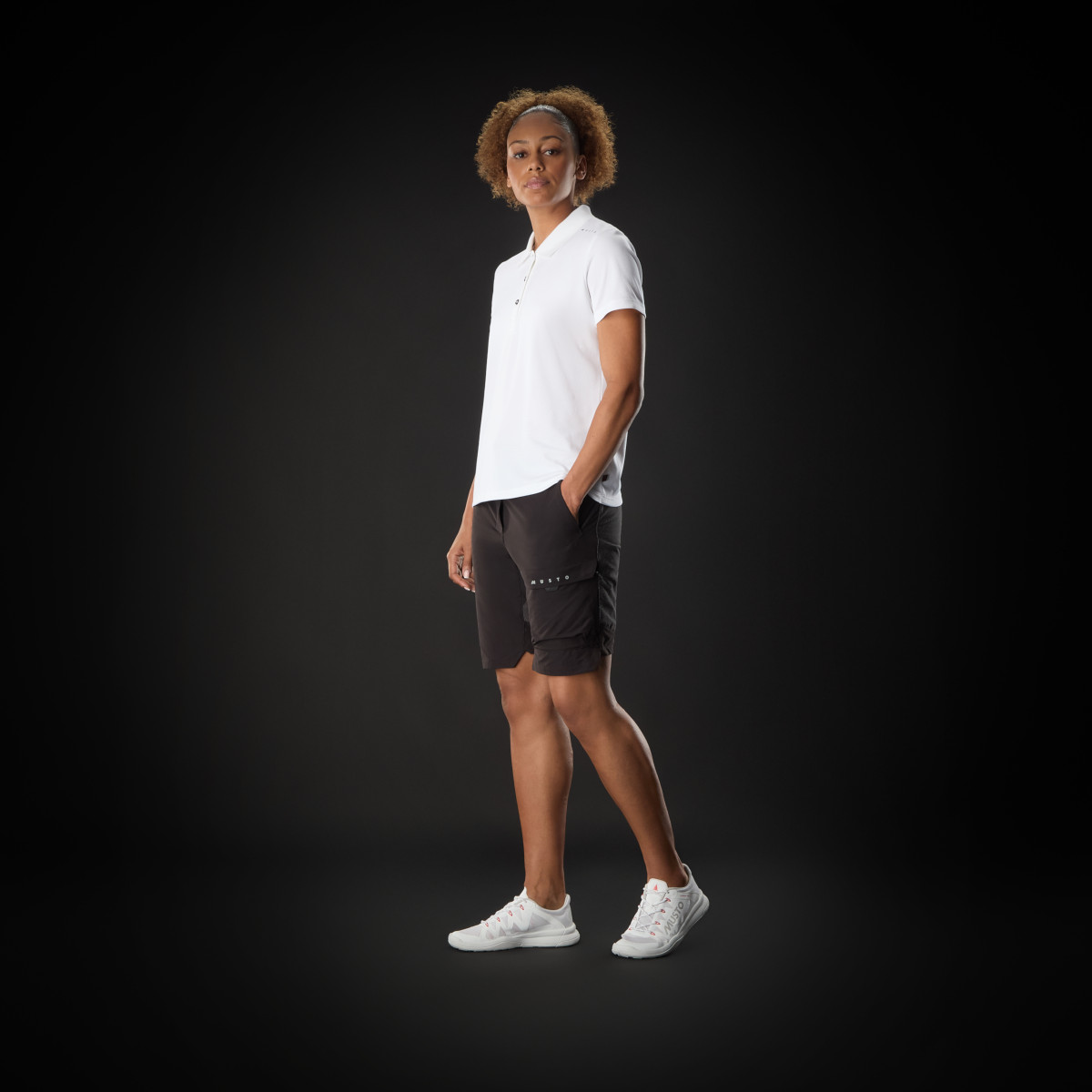 Musto Evolution Perfomance Stretch spodenki żeglarskie damskie czarne, rozmiar 10