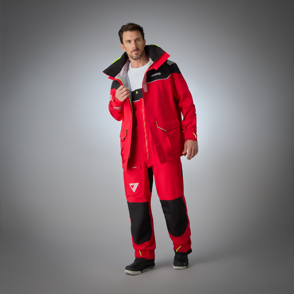 Musto BR3 Offshore Kurtka Żeglarska Męska czerwona, rozmiar L