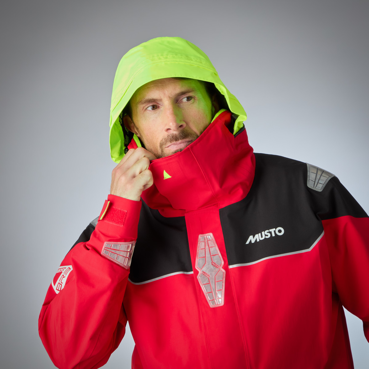 Musto BR3 Offshore Kurtka Żeglarska Męska czerwona, rozmiar L