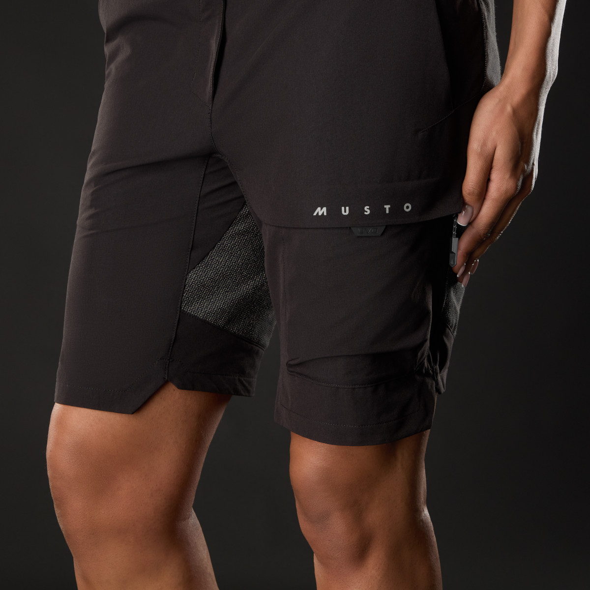 Musto Evolution Perfomance Stretch spodenki żeglarskie damskie czarne, rozmiar 10